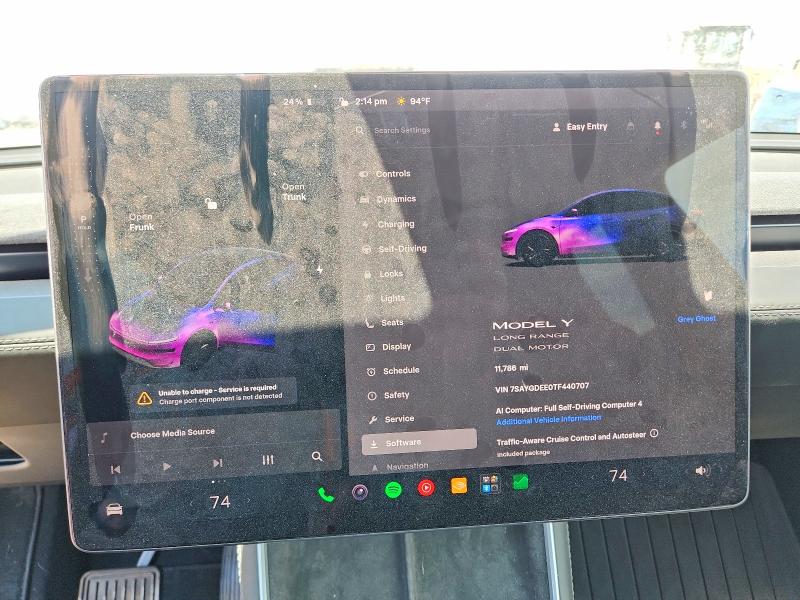 Продаж на аукціоні авто 2026 Tesla Model Y, vin: 7SAYGDEE0TF440707, номер лоту: 62255386