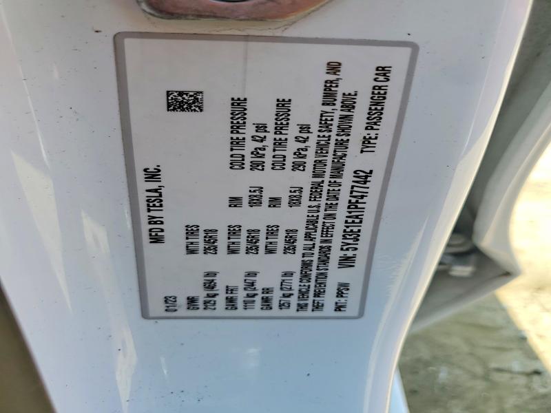 Продажа на аукционе авто 2023 Tesla Model 3, vin: 5YJ3E1EA1PF477442, номер лота: 58843406