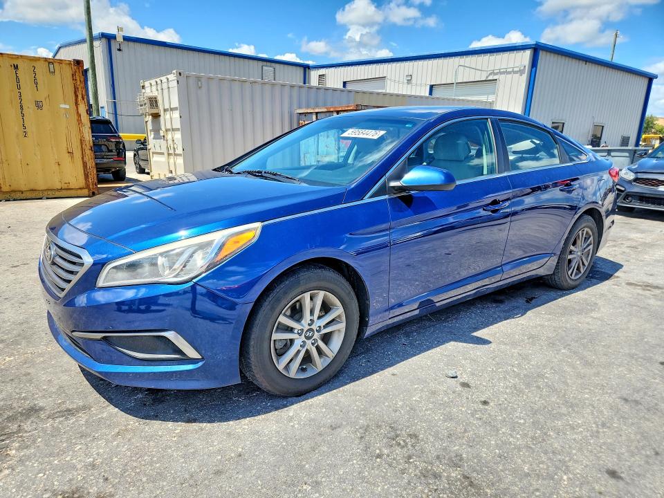 59584476 :رقم المزاد ، 5NPE24AF6HH458604 vin ، 2017 Hyundai Sonata مزاد بيع