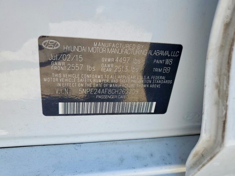 Aukcja sprzedaży 2016 Hyundai Sonata, vin: 5NPE24AF8GH262209, numer aukcji: 60467686
