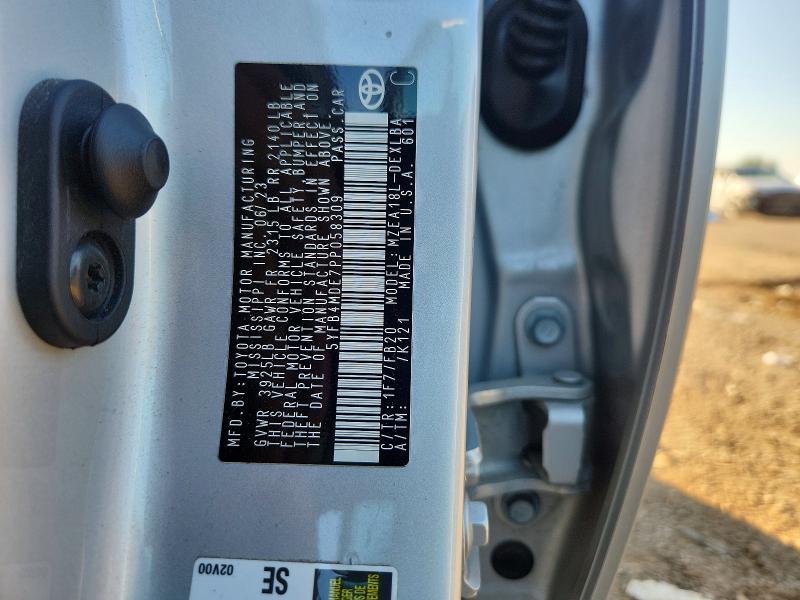 59801636 :رقم المزاد ، 5YFB4MDE7PP058309 vin ، 2023 Toyota Corolla مزاد بيع