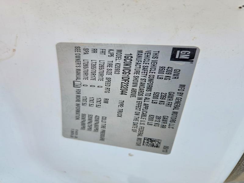 2013 Chevrolet Silverado მანქანა იყიდება აუქციონზე, vin: 1GC0KVCG1DF232044, აუქციონის ნომერი: 61686786