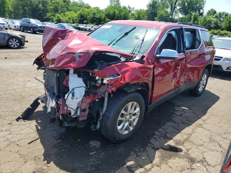 58988016 :رقم المزاد ، 1GNEVGKW1MJ168948 vin ، 2021 Chevrolet Traverse مزاد بيع