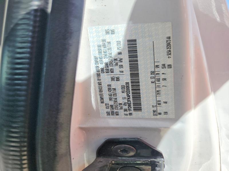60672886 :رقم المزاد ، 1FDWE3FK4PDD00838 vin ، 2023 Ford E350 مزاد بيع