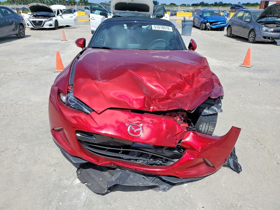 2022 Mazda Mx-5 Miata მანქანა იყიდება აუქციონზე, vin: JM1NDAD78N0504858, აუქციონის ნომერი: 61618016