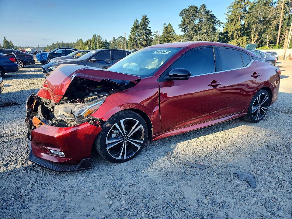 2022 Nissan Sentra მანქანა იყიდება აუქციონზე, vin: 3N1AB8DV3NY225998, აუქციონის ნომერი: 59385446