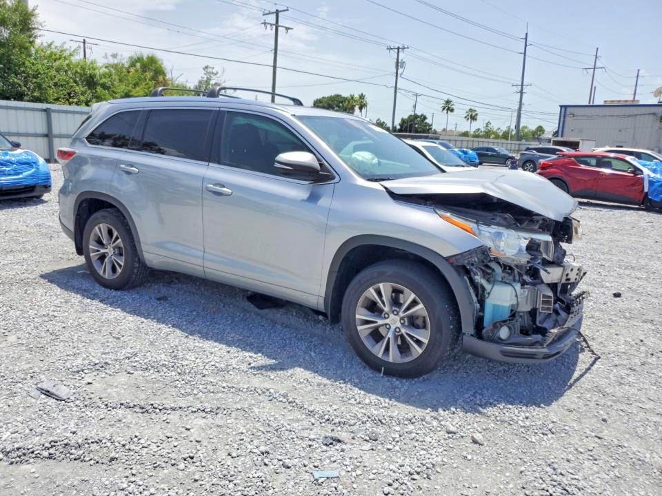 Продаж на аукціоні авто 2014 Toyota Highlander, vin: 5TDJKRFH4ES036472, номер лоту: 61243456