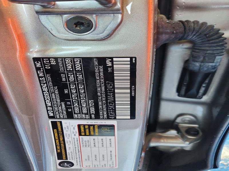 Продаж на аукціоні авто 2021 Mercedes-benz Gls, vin: 4JGFF5KE7MA412457, номер лоту: 61314756
