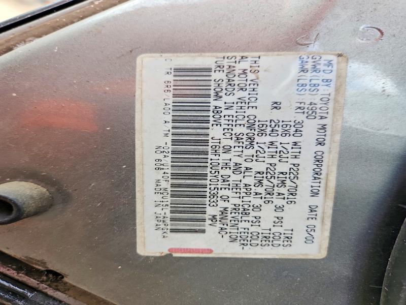 Продажа на аукционе авто 2000 Lexus Rx, vin: JT6HF10U5Y0153633, номер лота: 61247926