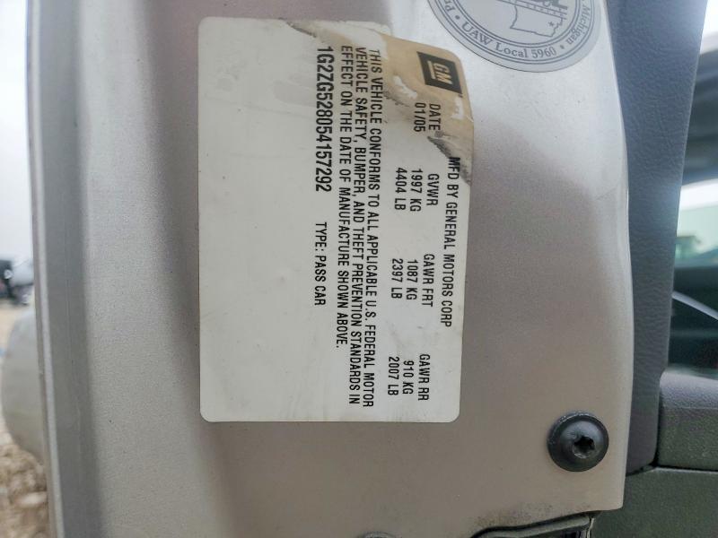 Продаж на аукціоні авто 2005 Pontiac G6, vin: 1G2ZG528054157292, номер лоту: 59037686