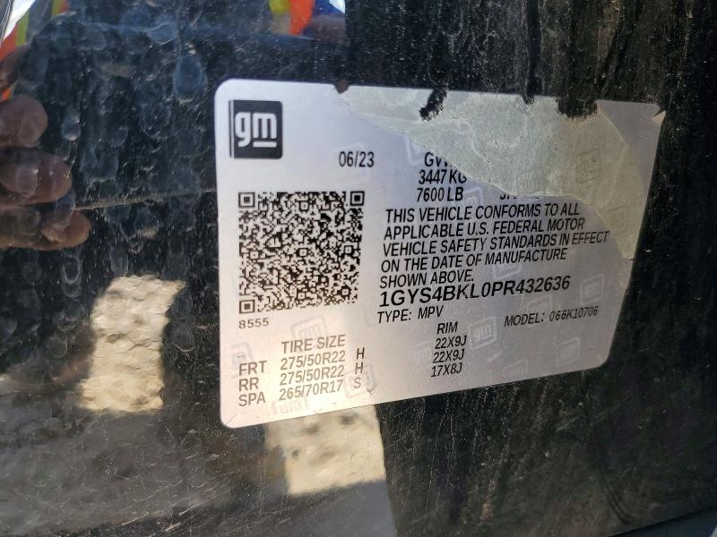 Aukcja sprzedaży 2023 Cadillac Escalade, vin: 1GYS4BKL0PR432636, numer aukcji: 58102966