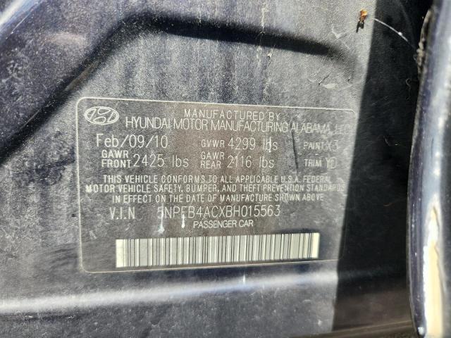 Продаж на аукціоні авто 2011 Hyundai Sonata, vin: 5NPEB4ACXBH015563, номер лоту: 62238106