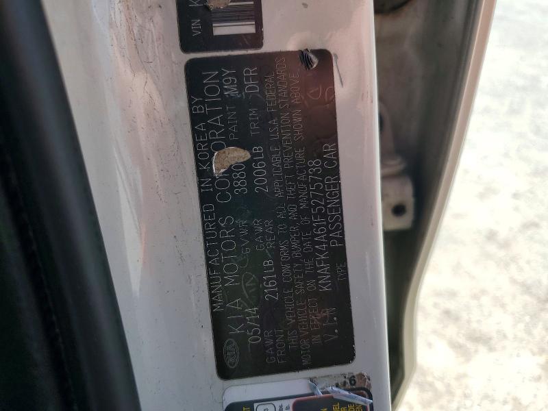 61367526 :رقم المزاد ، KNAFK4A61F5275738 vin ، 2015 Kia Forte مزاد بيع