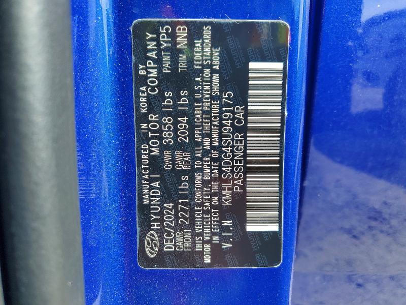 59705826 :رقم المزاد ، KMHLS4DG4SU949175 vin ، 2025 Hyundai Elantra مزاد بيع