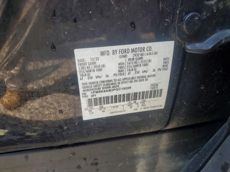 Продаж на аукціоні авто 2023 Ford Explorer, vin: 1FM5K8AB2PGC19229, номер лоту: 60051556
