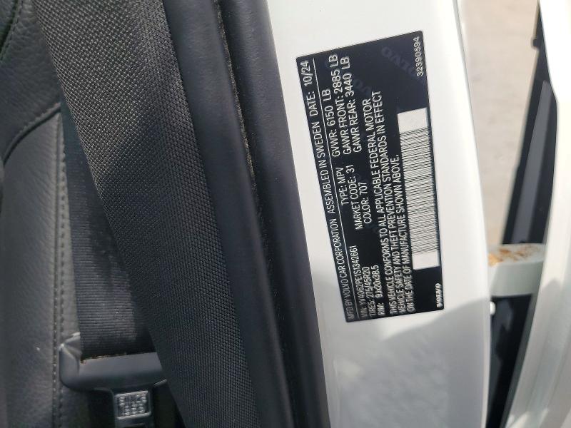 Aukcja sprzedaży 2025 Volvo Xc90, vin: YV4062PE1S1342661, numer aukcji: 61323376