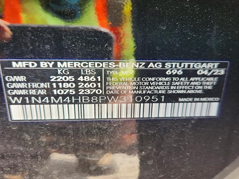 2023 Mercedes-benz Glb მანქანა იყიდება აუქციონზე, vin: W1N4M4HB8PW310951, აუქციონის ნომერი: 59283406