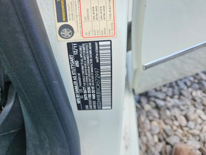 59644966 :رقم المزاد ، WDDHH8JBXCA572997 vin ، 2012 Mercedes-benz E مزاد بيع
