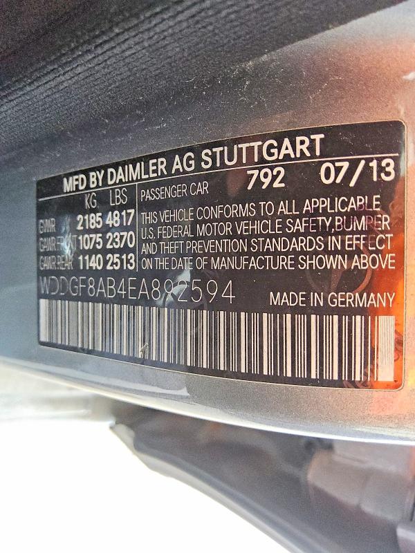 Продаж на аукціоні авто 2014 Mercedes-benz C, vin: WDDGF8AB4EA892594, номер лоту: 62253096