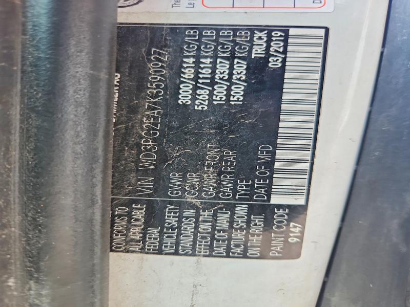 Aukcja sprzedaży 2019 Mercedes-benz Metris, vin: WD3PG2EA7K3590927, numer aukcji: 60938556