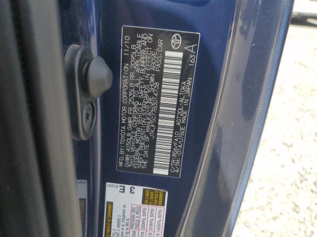 60671146 :رقم المزاد ، JTKJF5C77B3014738 vin ، 2011 Scion Tc مزاد بيع
