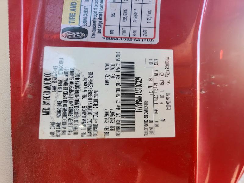 Aukcja sprzedaży 2010 Ford Mustang, vin: 1ZVBP8AN1A5107329, numer aukcji: 61938756