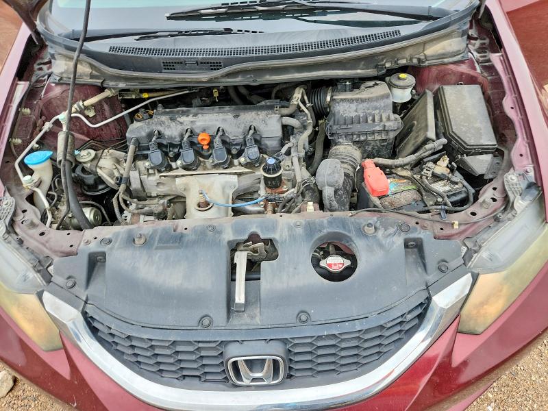 61399726 :رقم المزاد ، 2HGFB2F54DH543728 vin ، 2013 Honda Civic مزاد بيع
