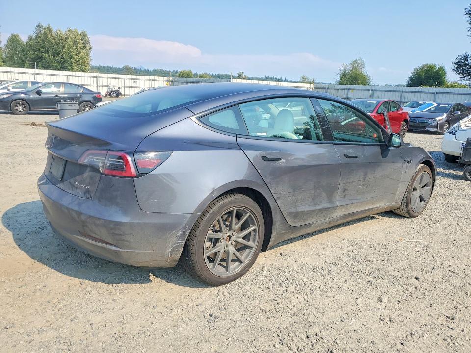 2021 Tesla Model 3 მანქანა იყიდება აუქციონზე, vin: 5YJ3E1EB5MF051077, აუქციონის ნომერი: 60706446