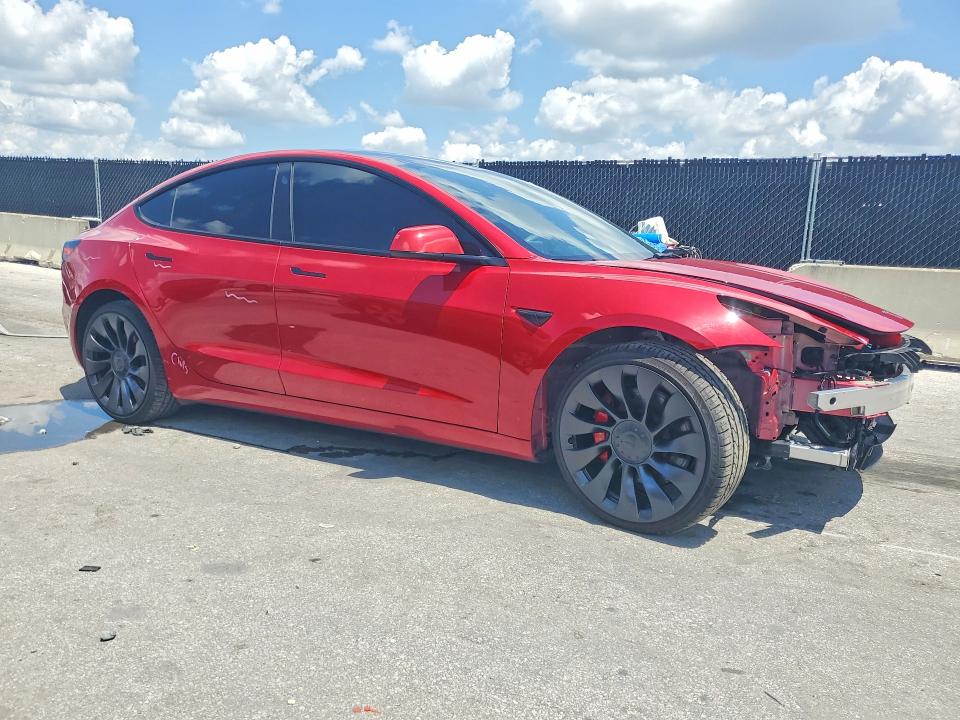 2023 Tesla Model 3 მანქანა იყიდება აუქციონზე, vin: 5YJ3E1EC4PF399692, აუქციონის ნომერი: 59854876