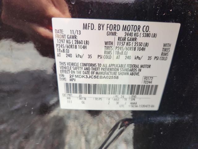 Продаж на аукціоні авто 2014 Ford Edge, vin: 2FMDK3JC5EBA02558, номер лоту: 59688946