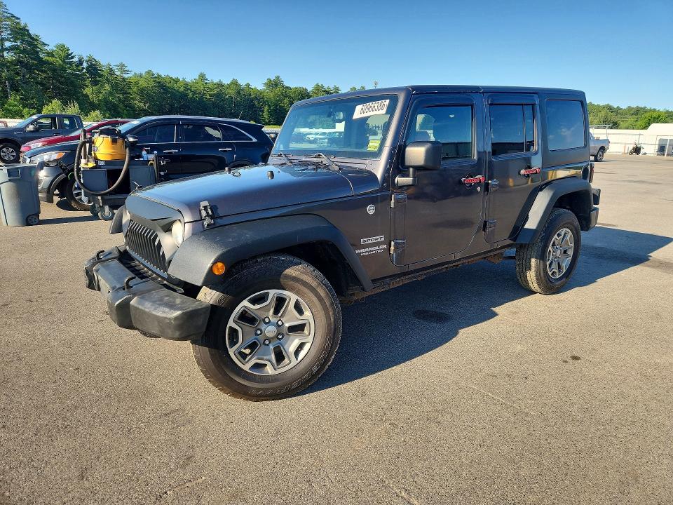 2014 Jeep Wrangler Unlimited მანქანა იყიდება აუქციონზე, vin: 1C4BJWDG0EL265166, აუქციონის ნომერი: 60966386