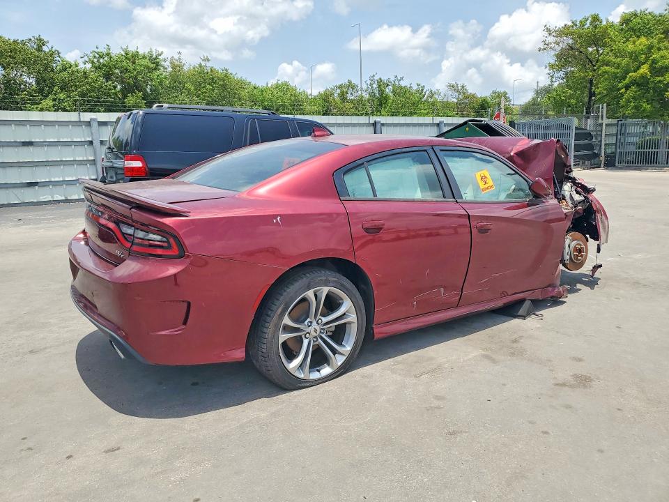 62027076 :رقم المزاد ، 2C3CDXCT0MH569095 vin ، 2021 Dodge Charger مزاد بيع