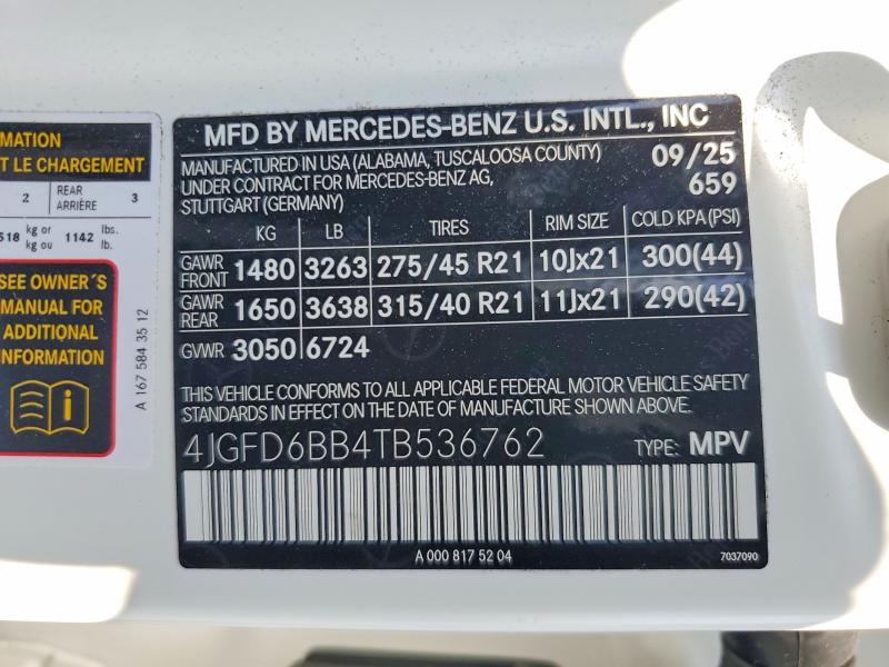 Продаж на аукціоні авто 2026 Mercedes-benz Gle Coupe, vin: 4JGFD6BB4TB536762, номер лоту: 61713906