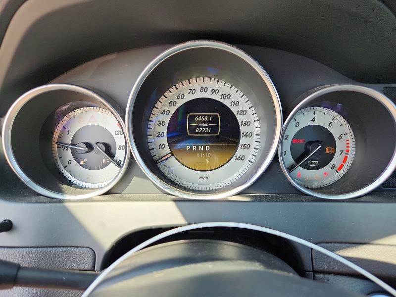2012 Mercedes-benz C მანქანა იყიდება აუქციონზე, vin: WDDGF8BB9CR196732, აუქციონის ნომერი: 62687066