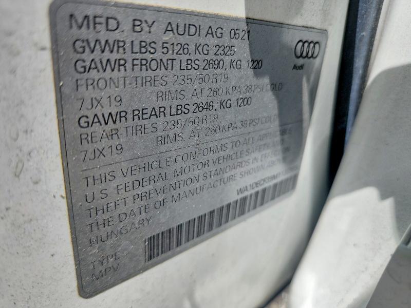 Продаж на аукціоні авто 2021 Audi Q3, vin: WA1DECF39M1137955, номер лоту: 61400856