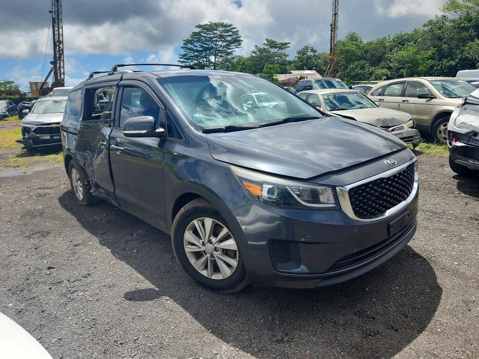 2016 Kia Sedona მანქანა იყიდება აუქციონზე, vin: KNDMB5C18G6148949, აუქციონის ნომერი: 59915186