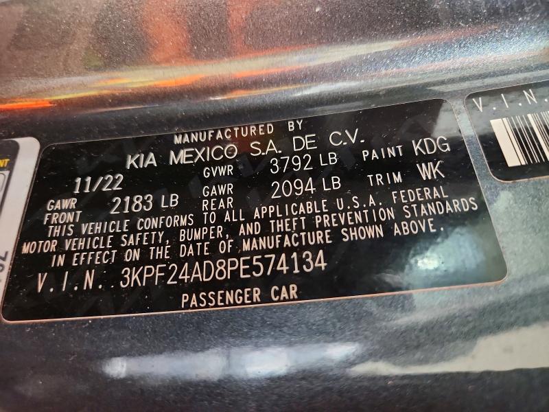 Продажа на аукционе авто 2023 Kia Forte, vin: 3KPF24AD8PE574134, номер лота: 61036646
