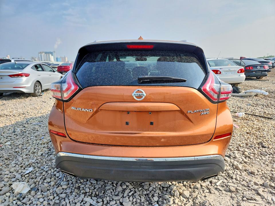 61507986 :رقم المزاد ، 5N1AZ2MH8FN242743 vin ، 2015 Nissan Murano مزاد بيع