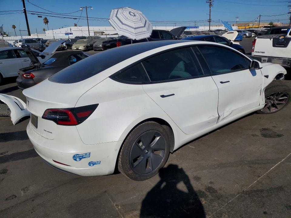 Продажа на аукционе авто 2021 Tesla Model 3, vin: 5YJ3E1EB8MF927155, номер лота: 62874786