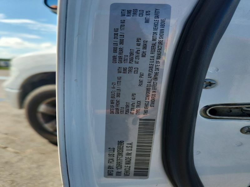 Продаж на аукціоні авто 2021 Ram 1500 Classic, vin: 1C6RR7FT3MS565996, номер лоту: 59384726