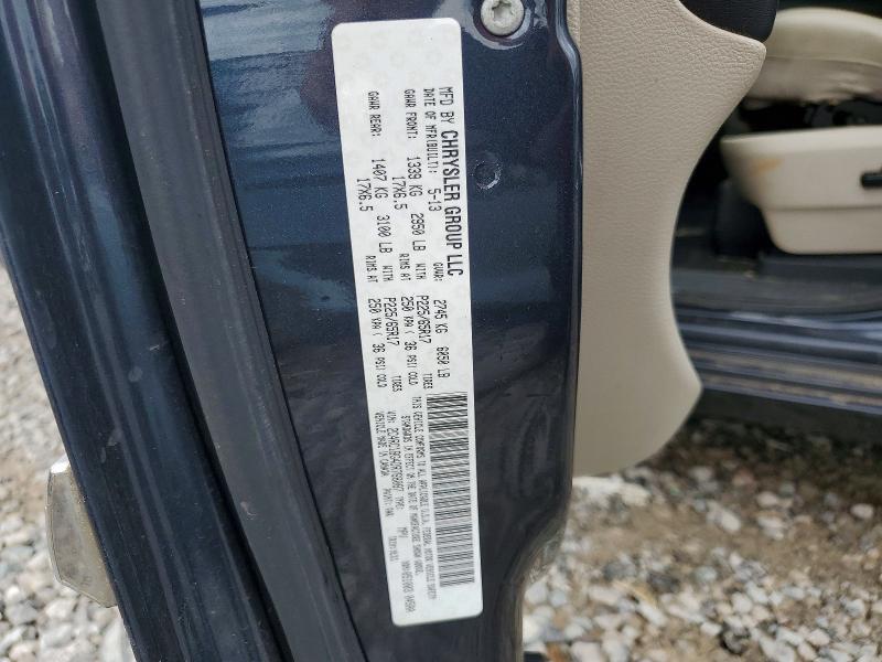 Aukcja sprzedaży 2013 Chrysler Town & Country, vin: 2C4RC1BG4DR768087, numer aukcji: 60971216