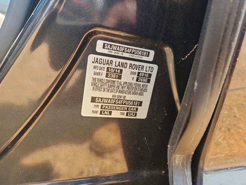 Auction sale of the 2015 Jaguar Xf, vin: SAJWA0FS4FPU56181, lot number: 62718446