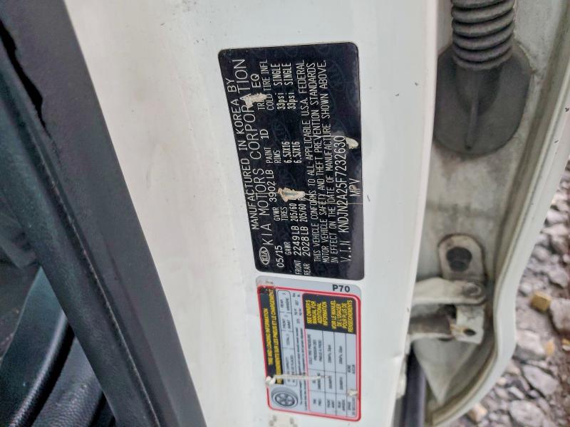 Aukcja sprzedaży 2015 Kia Soul, vin: KNDJN2A25F7232630, numer aukcji: 62404426