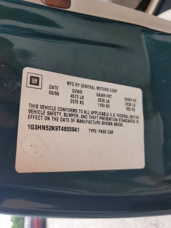 59545906 :رقم المزاد ، 1G3HN52K9T4855941 vin ، 1996 Oldsmobile 88 مزاد بيع