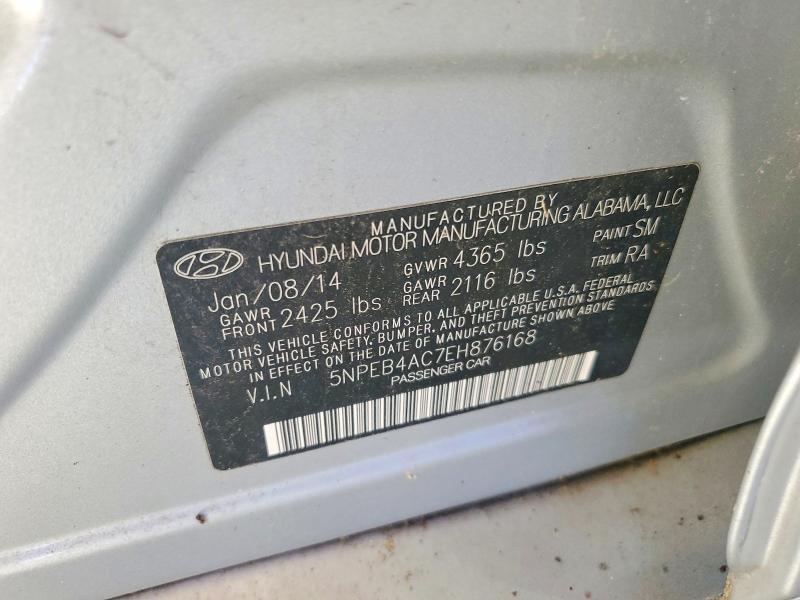 Продажа на аукционе авто 2014 Hyundai Sonata, vin: 5NPEB4AC7EH876168, номер лота: 85612625