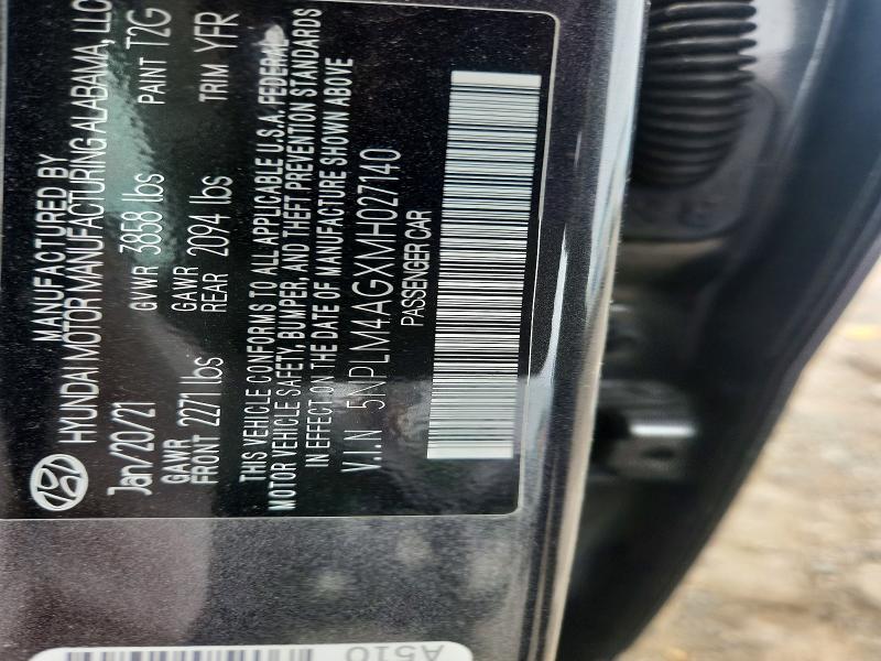 Продаж на аукціоні авто 2021 Hyundai Elantra, vin: 5NPLM4AGXMH027140, номер лоту: 61491996