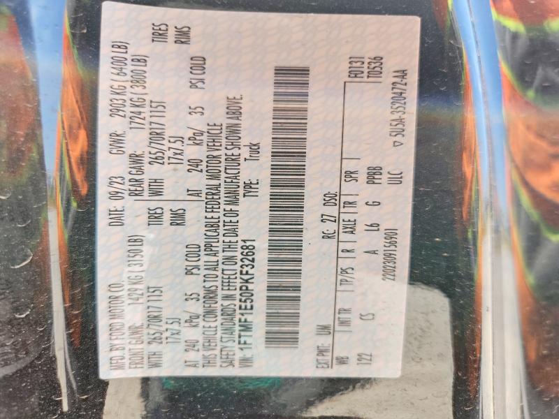 2023 Ford F150 მანქანა იყიდება აუქციონზე, vin: 1FTMF1E50PKF32681, აუქციონის ნომერი: 61355686