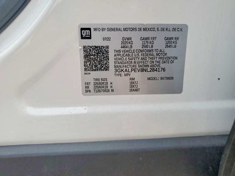Продаж на аукціоні авто 2022 Gmc Terrain, vin: 3GKALPEV8NL284176, номер лоту: 61348666