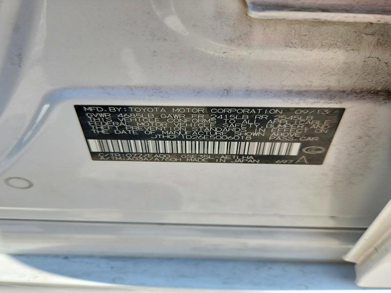Продаж на аукціоні авто 2014 Lexus Is, vin: JTHCF1D26E5006018, номер лоту: 61313396