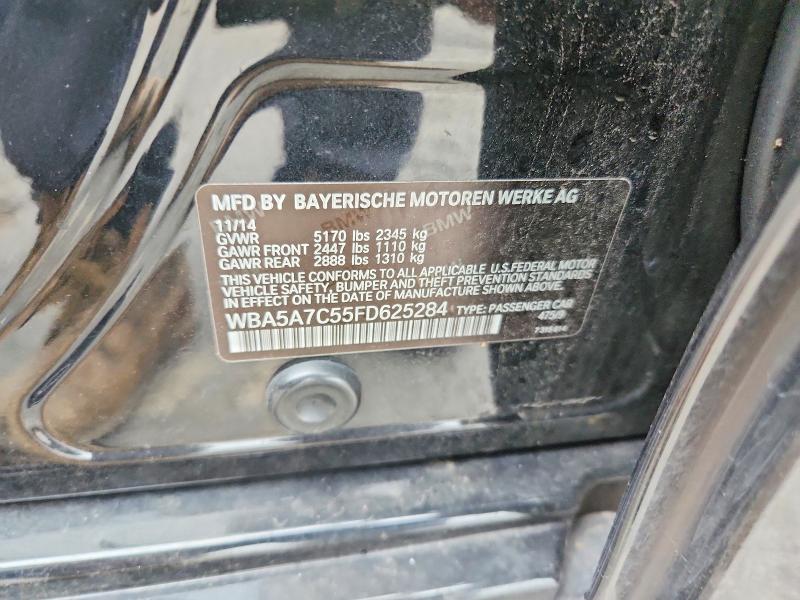 60230876 :رقم المزاد ، WBA5A7C55FD625284 vin ، 2015 Bmw 528 مزاد بيع